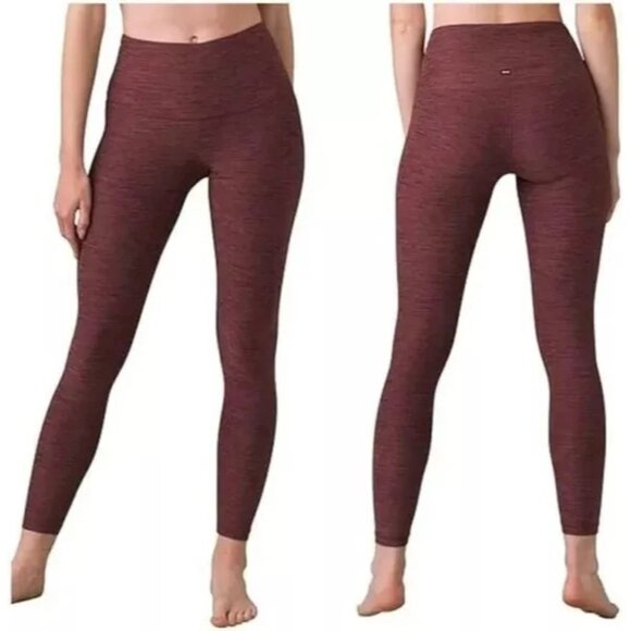 Prana Kimble 7/8 Legging Flannel Heather Womens L Yoga High Rise Key Pocket NWT - Picture 4 of 4